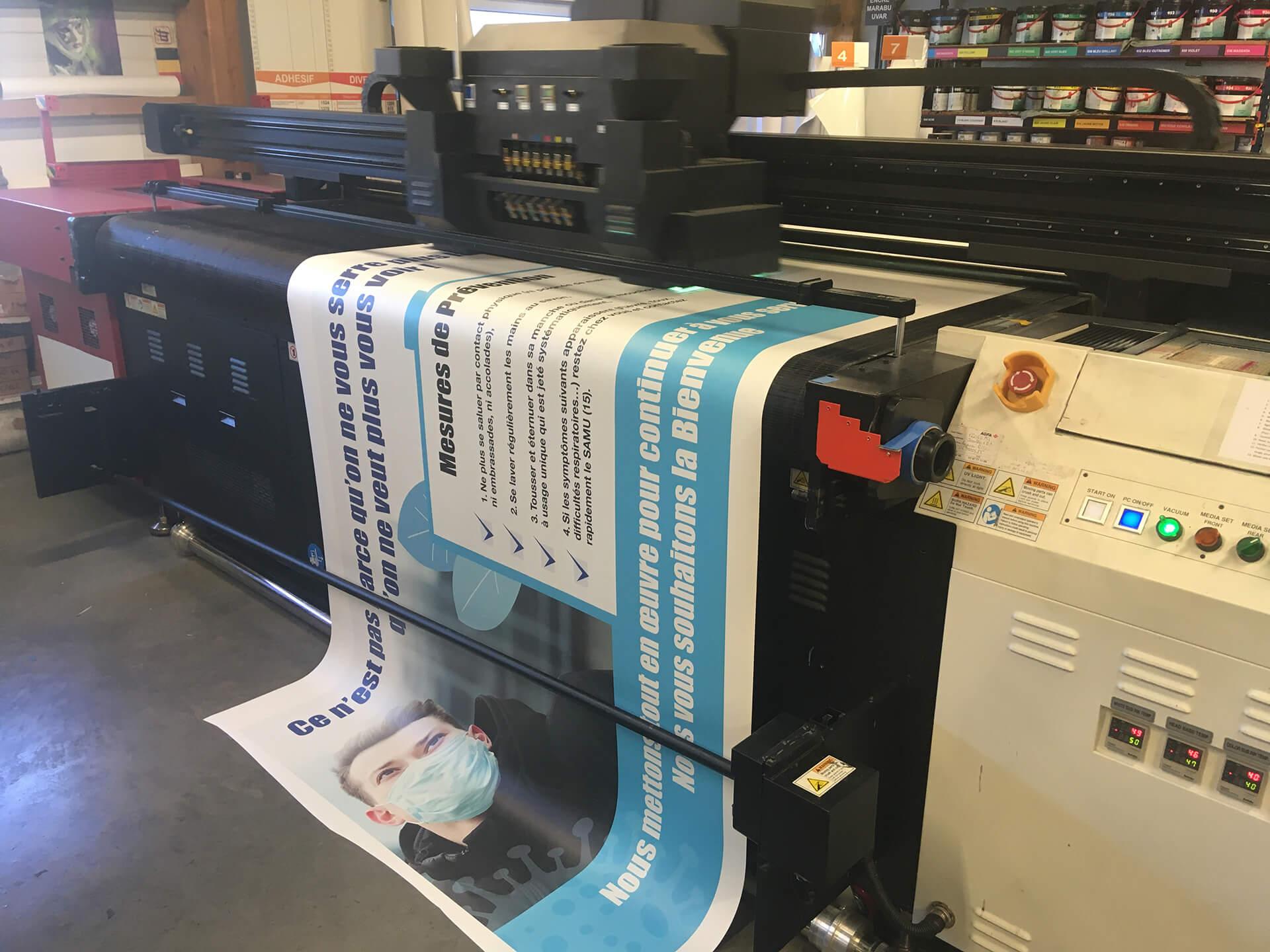 Bâches publicitaires