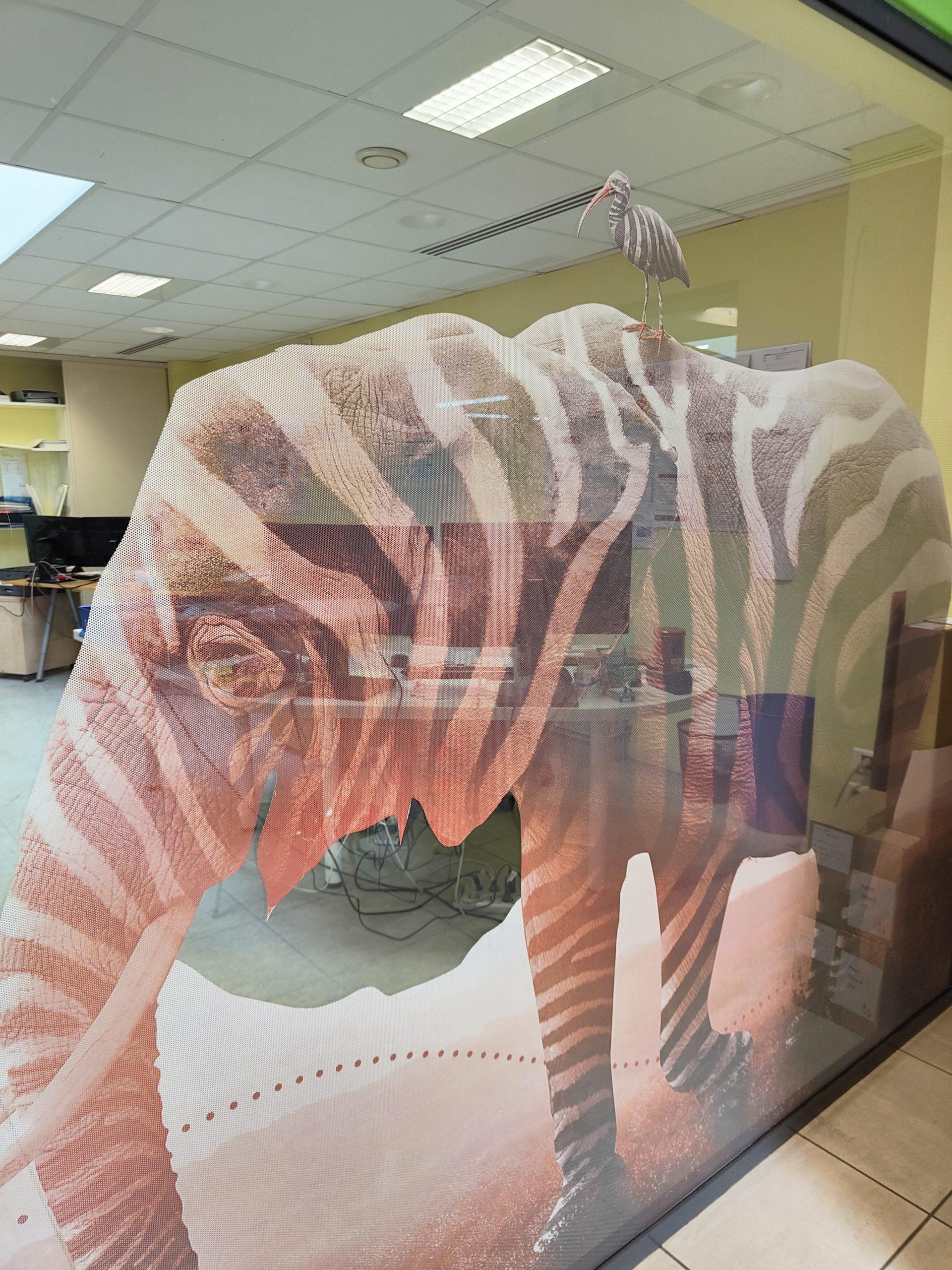 microperforé éléphant