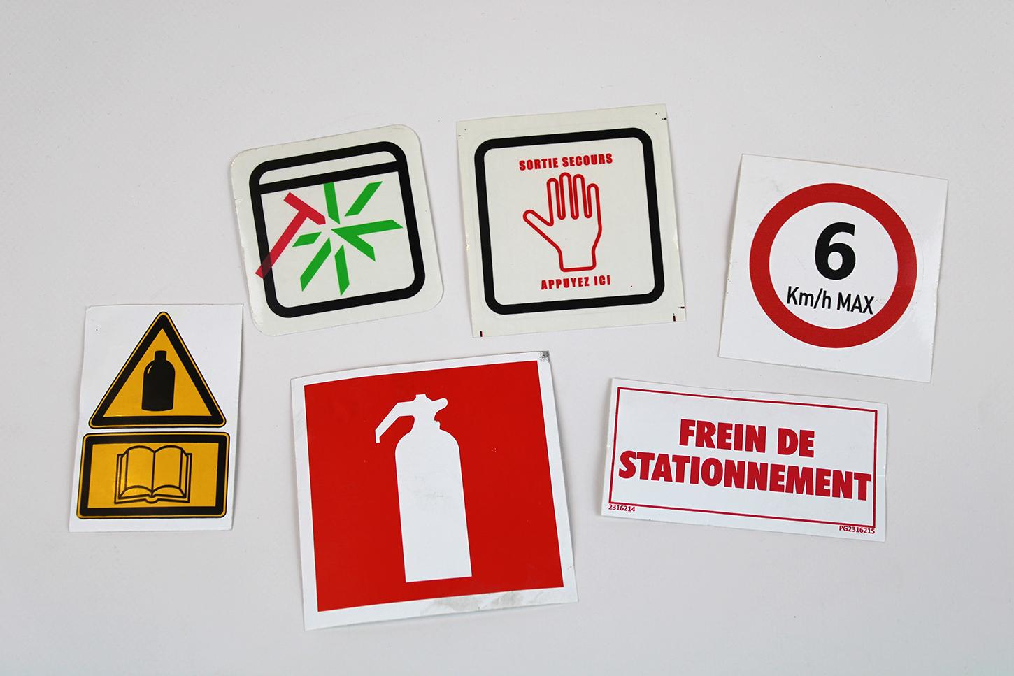 adhésif sécurité