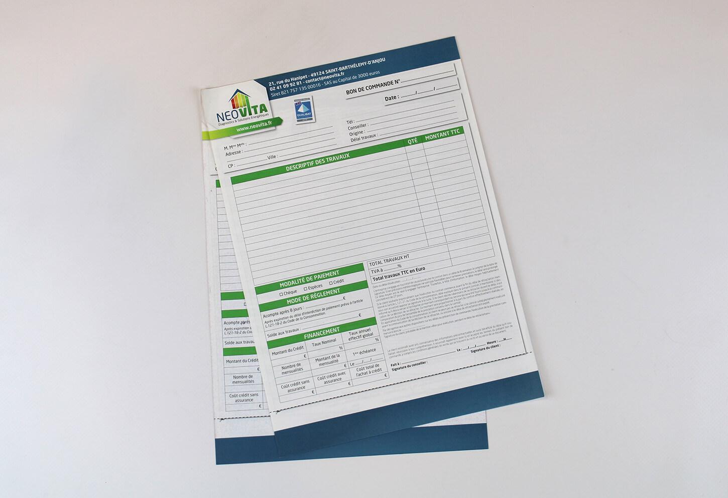 liasse autocopiantes