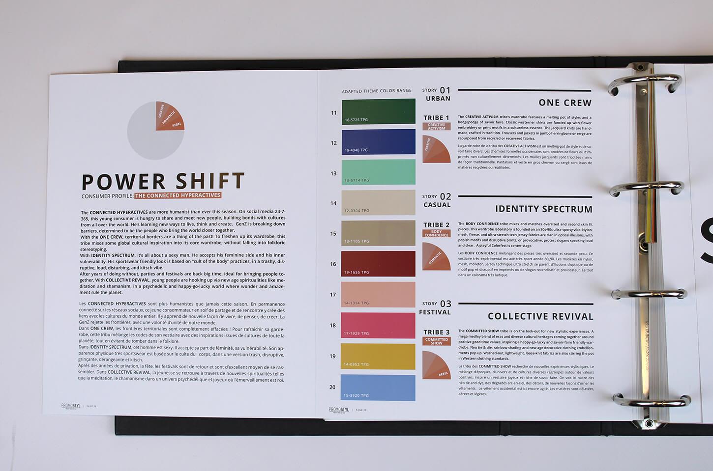 nuancier et classeur